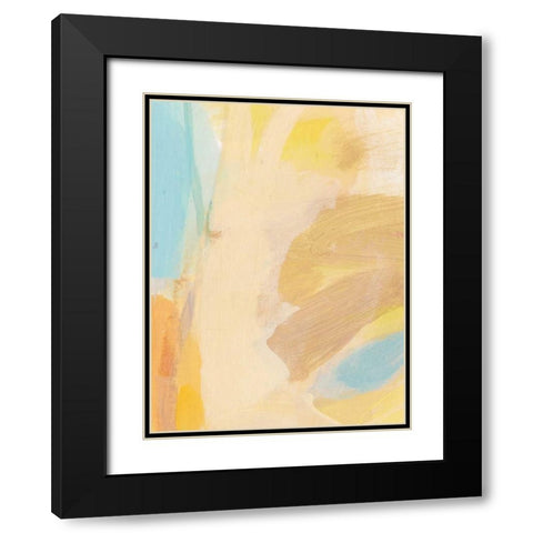 Breath Black Modern Wood Framed Art Print with Double Matting by Long, Christina