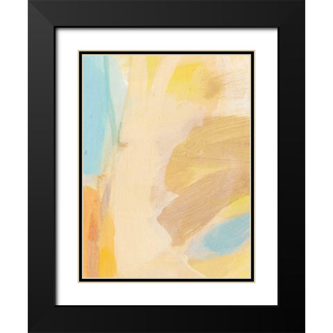 Breath Black Modern Wood Framed Art Print with Double Matting by Long, Christina