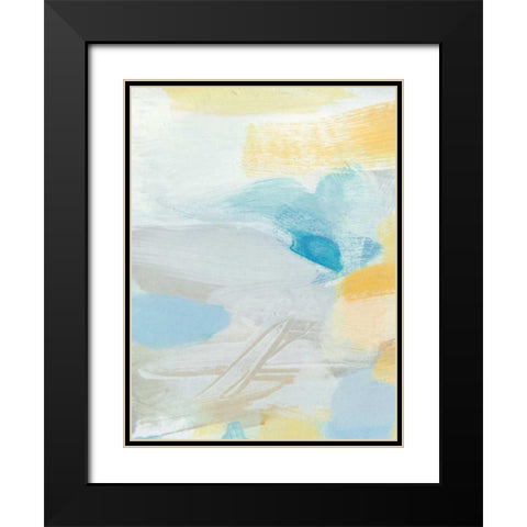 Glimpse Black Modern Wood Framed Art Print with Double Matting by Long, Christina