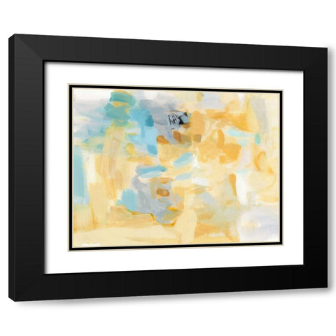 Sunshine Dreams Black Modern Wood Framed Art Print with Double Matting by Long, Christina