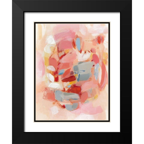 Candle Light Black Modern Wood Framed Art Print with Double Matting by Long, Christina