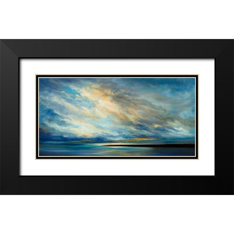 Coastal Clouds XVIII Black Modern Wood Framed Art Print with Double Matting by Finch, Sheila