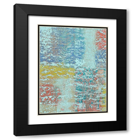 Bold Textures I Black Modern Wood Framed Art Print with Double Matting by Goldberger, Jennifer