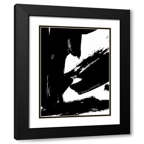 Dynamic Expression I Black Modern Wood Framed Art Print with Double Matting by Harper, Ethan