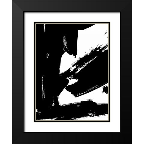 Dynamic Expression I Black Modern Wood Framed Art Print with Double Matting by Harper, Ethan