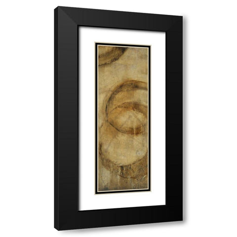 Orbit II Black Modern Wood Framed Art Print with Double Matting by OToole, Tim