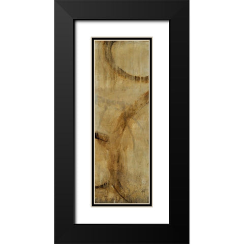 Orbit III Black Modern Wood Framed Art Print with Double Matting by OToole, Tim