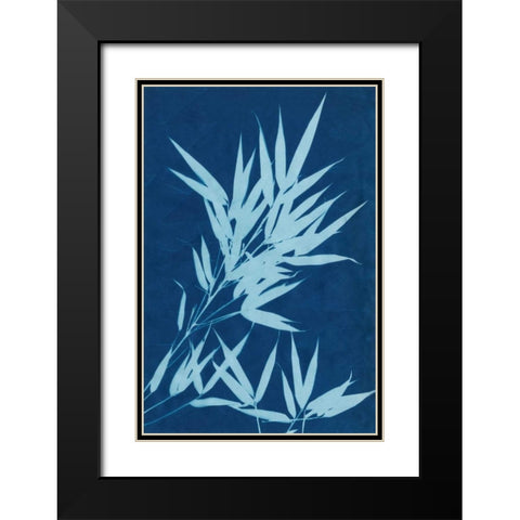 Cyanotype No.1 Black Modern Wood Framed Art Print with Double Matting by Stramel, Renee W.