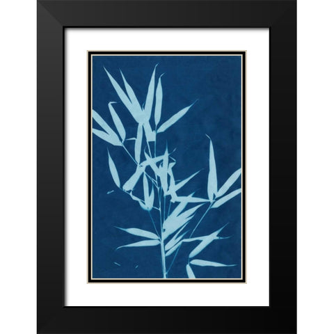 Cyanotype No.2 Black Modern Wood Framed Art Print with Double Matting by Stramel, Renee W.