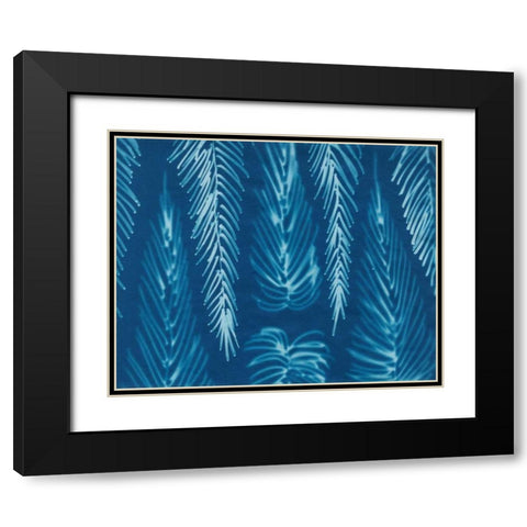 Cyanotype No.7 Black Modern Wood Framed Art Print with Double Matting by Stramel, Renee W.