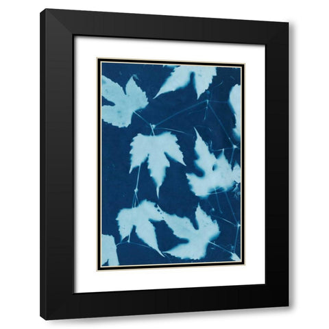 Cyanotype No.10 Black Modern Wood Framed Art Print with Double Matting by Stramel, Renee W.