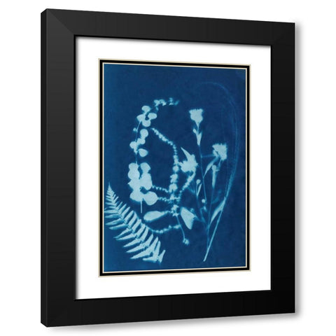 Cyanotype No.16 Black Modern Wood Framed Art Print with Double Matting by Guthrie, Jenna