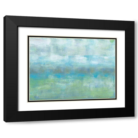 Soft Heather I Black Modern Wood Framed Art Print with Double Matting by Goldberger, Jennifer