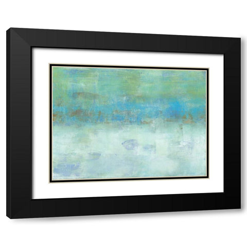 Soft Heather II Black Modern Wood Framed Art Print with Double Matting by Goldberger, Jennifer