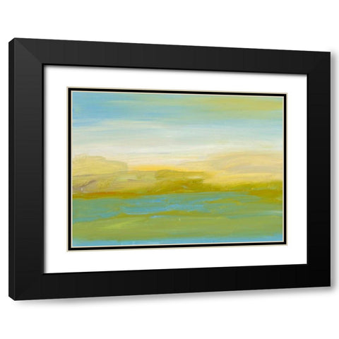 Ambient I Black Modern Wood Framed Art Print with Double Matting by Gordon, Sharon
