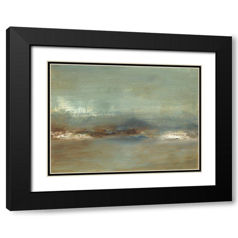 Inlet I Black Modern Wood Framed Art Print with Double Matting by Gordon, Sharon