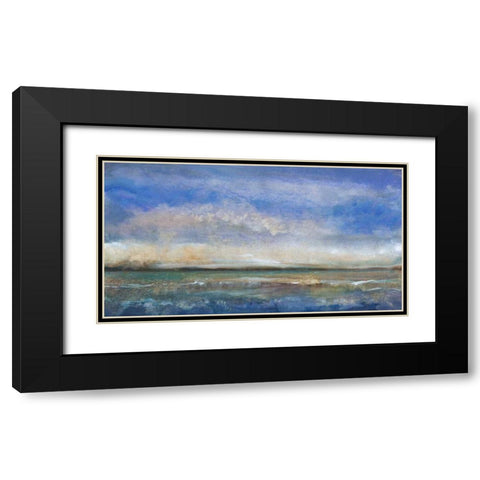 Ocean Spray II Black Modern Wood Framed Art Print with Double Matting by OToole, Tim