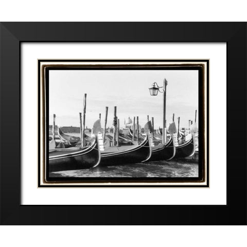 Glimpses Grand Canal Venice I Black Modern Wood Framed Art Print with Double Matting by DeNardo, Laura