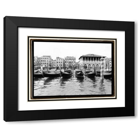 Glimpses-Grand Canal Venice II Black Modern Wood Framed Art Print with Double Matting by DeNardo, Laura