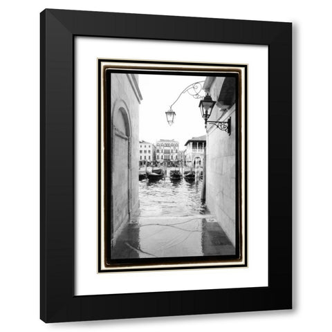 Glimpses Grand Canal Venice III Black Modern Wood Framed Art Print with Double Matting by DeNardo, Laura