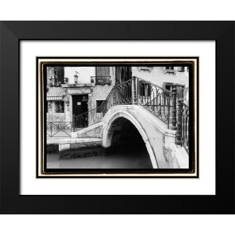 Hidden Passages Venice II Black Modern Wood Framed Art Print with Double Matting by DeNardo, Laura