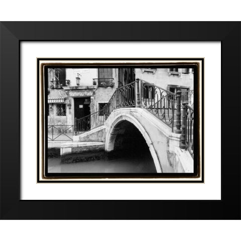 Hidden Passages Venice II Black Modern Wood Framed Art Print with Double Matting by DeNardo, Laura