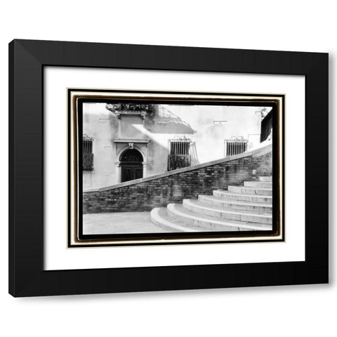 Hidden Passages Venice III Black Modern Wood Framed Art Print with Double Matting by DeNardo, Laura