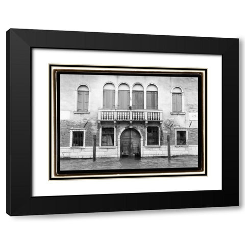 Hidden Passages Venice IV Black Modern Wood Framed Art Print with Double Matting by DeNardo, Laura