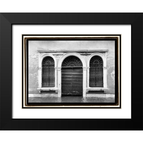 Hidden Passages Venice V Black Modern Wood Framed Art Print with Double Matting by DeNardo, Laura