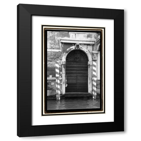 Hidden Passages Venice VI Black Modern Wood Framed Art Print with Double Matting by DeNardo, Laura