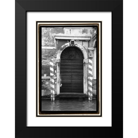 Hidden Passages Venice VI Black Modern Wood Framed Art Print with Double Matting by DeNardo, Laura