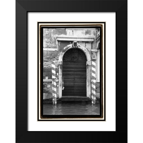 Hidden Passages Venice VI Black Modern Wood Framed Art Print with Double Matting by DeNardo, Laura