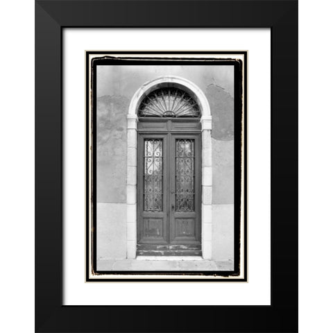 Venetian Doorways III Black Modern Wood Framed Art Print with Double Matting by DeNardo, Laura