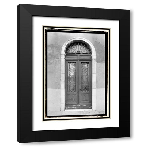Venetian Doorways III Black Modern Wood Framed Art Print with Double Matting by DeNardo, Laura