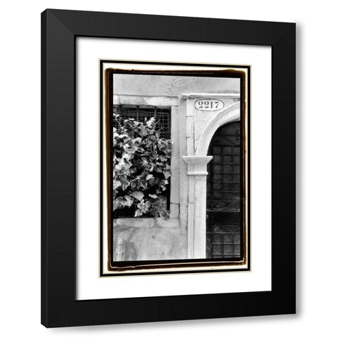 Venetian Doorways IV Black Modern Wood Framed Art Print with Double Matting by DeNardo, Laura