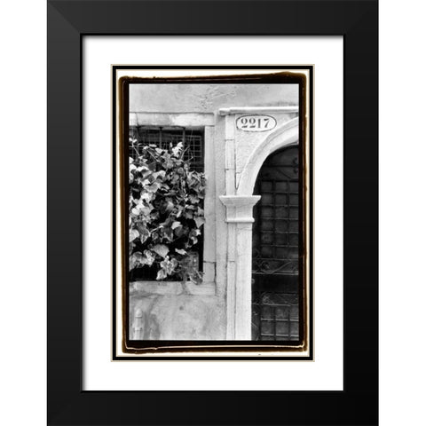 Venetian Doorways IV Black Modern Wood Framed Art Print with Double Matting by DeNardo, Laura