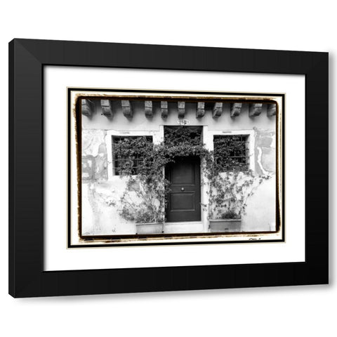 Venetian Doorways V Black Modern Wood Framed Art Print with Double Matting by DeNardo, Laura