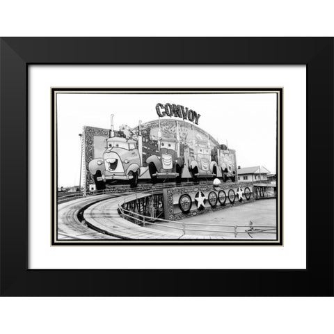 For Your Amusement II Black Modern Wood Framed Art Print with Double Matting by DeNardo, Laura