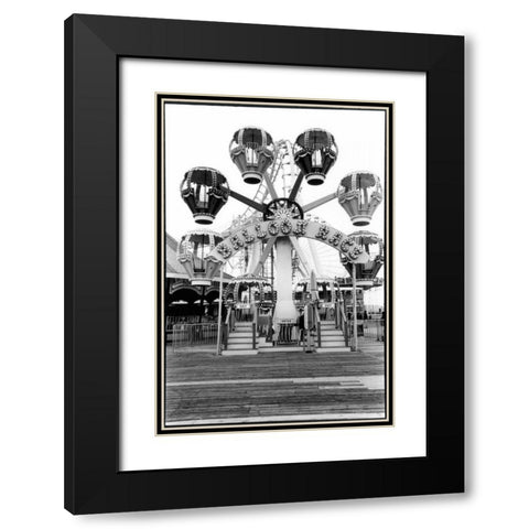For Your Amusement IV Black Modern Wood Framed Art Print with Double Matting by DeNardo, Laura