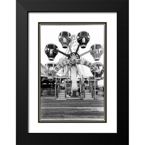 For Your Amusement IV Black Modern Wood Framed Art Print with Double Matting by DeNardo, Laura