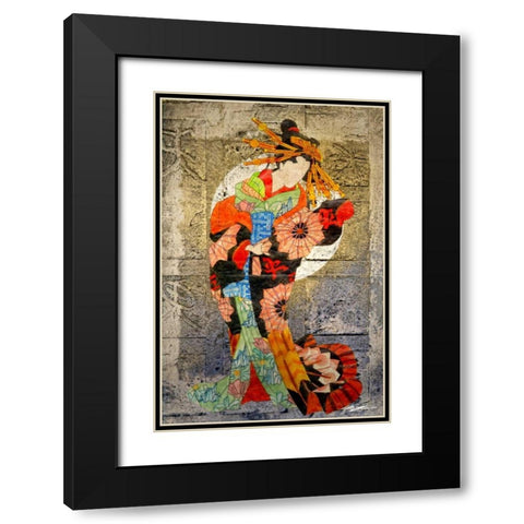 Entertainer I Black Modern Wood Framed Art Print with Double Matting by Butler, John