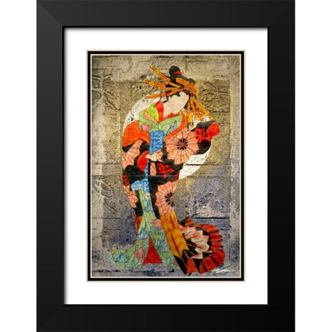 Entertainer I Black Modern Wood Framed Art Print with Double Matting by Butler, John