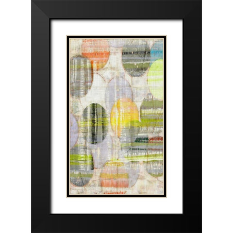 Ovation III Black Modern Wood Framed Art Print with Double Matting by Butler, John