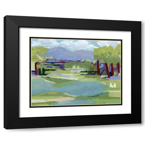 Pastel Marsh II Black Modern Wood Framed Art Print with Double Matting by Popp, Grace