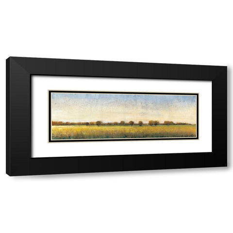 Flowering Meadow I Black Modern Wood Framed Art Print with Double Matting by OToole, Tim