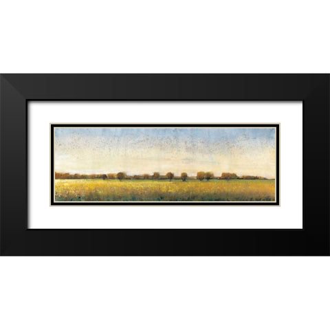 Flowering Meadow I Black Modern Wood Framed Art Print with Double Matting by OToole, Tim