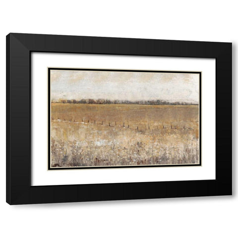 Fenced In I Black Modern Wood Framed Art Print with Double Matting by OToole, Tim