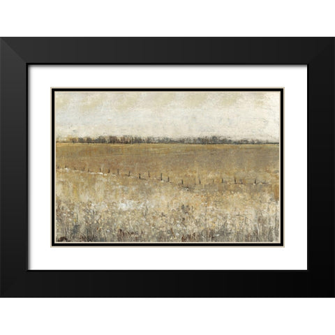 Fenced In I Black Modern Wood Framed Art Print with Double Matting by OToole, Tim