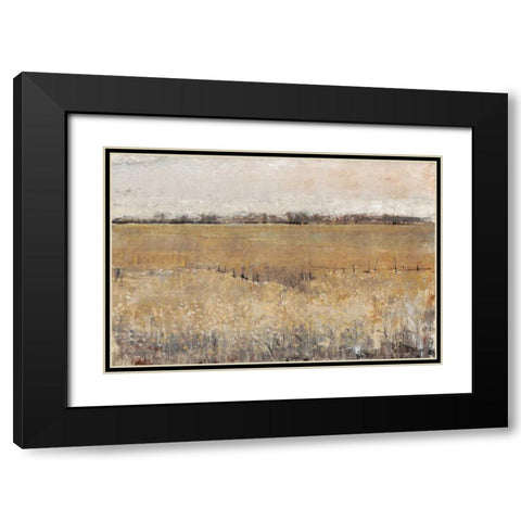 Fenced In II Black Modern Wood Framed Art Print with Double Matting by OToole, Tim