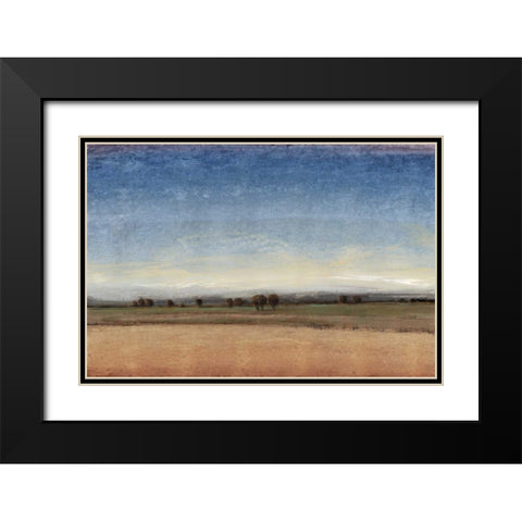 New Land II Black Modern Wood Framed Art Print with Double Matting by OToole, Tim